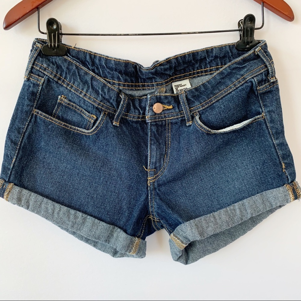 denim shorts size 38